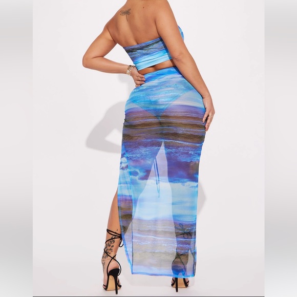 SERENITY MESH SKIRT SET - Picture 4 of 4